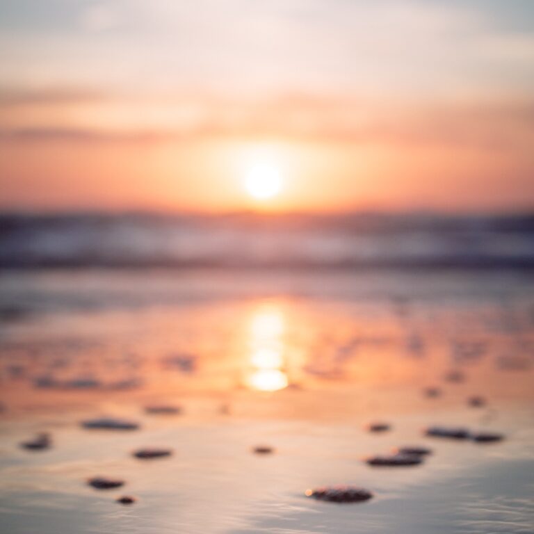 Sonnenuntergang für "Ich will mein Leben verändern" bei trauerlicht